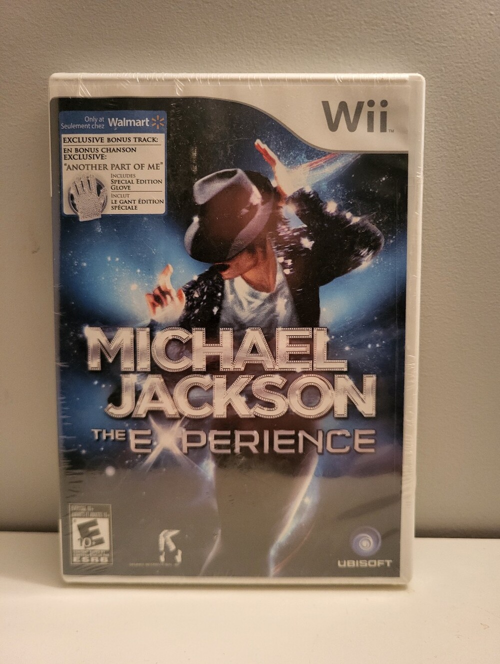Sealed Michael Jackson The Experience (Nintendo Wii, 2010) Walmart With Glove